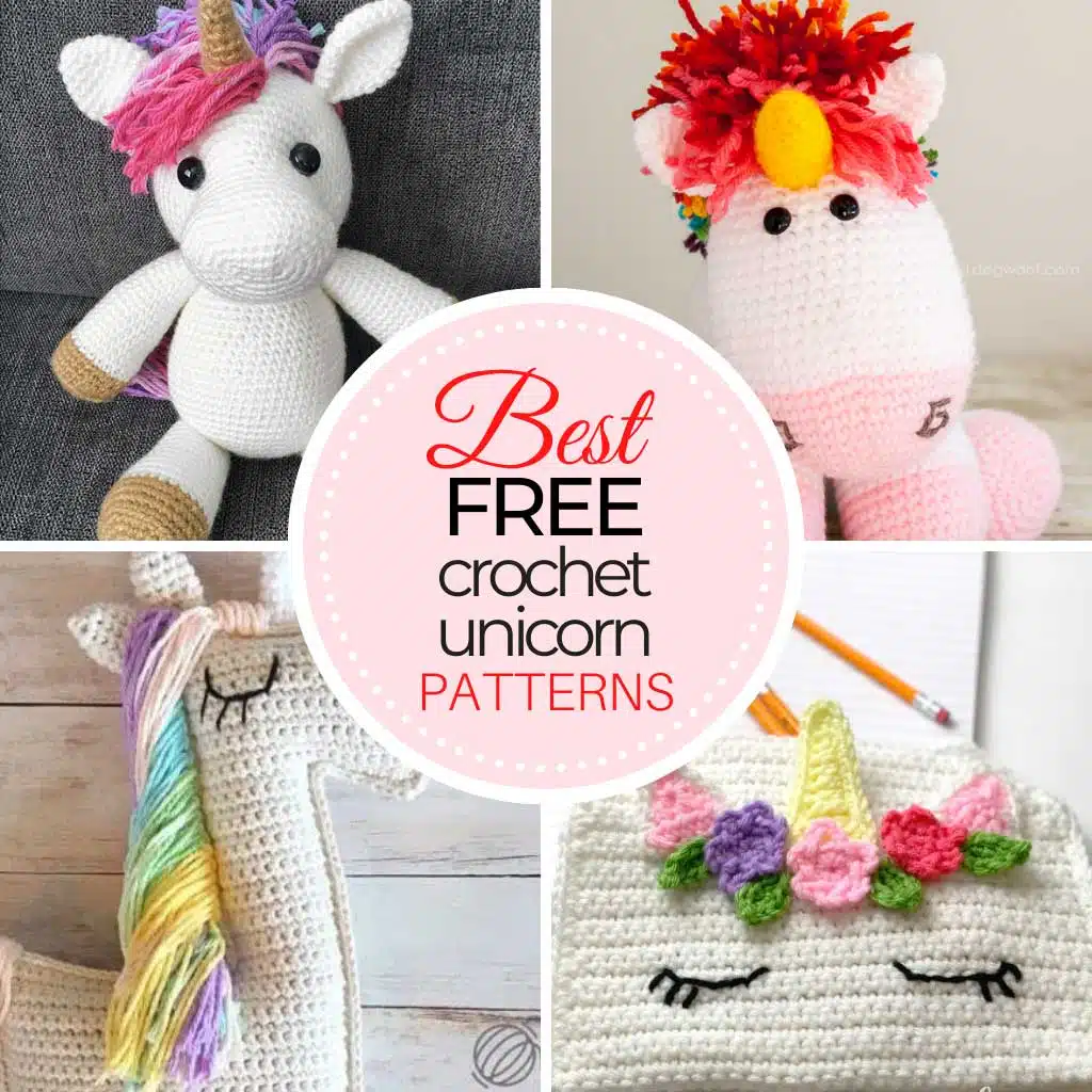 27 Free Crochet Unicorn Patterns Soft And Cuddly TREASURIE