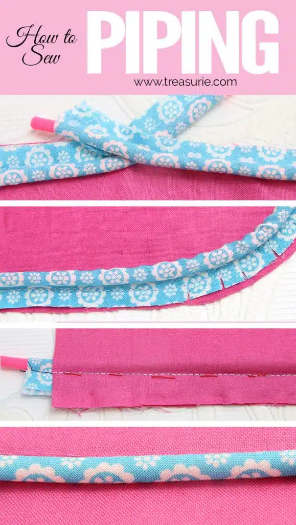 sewing piping, how to sew piping