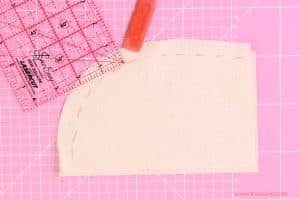 how to sew curves marking
