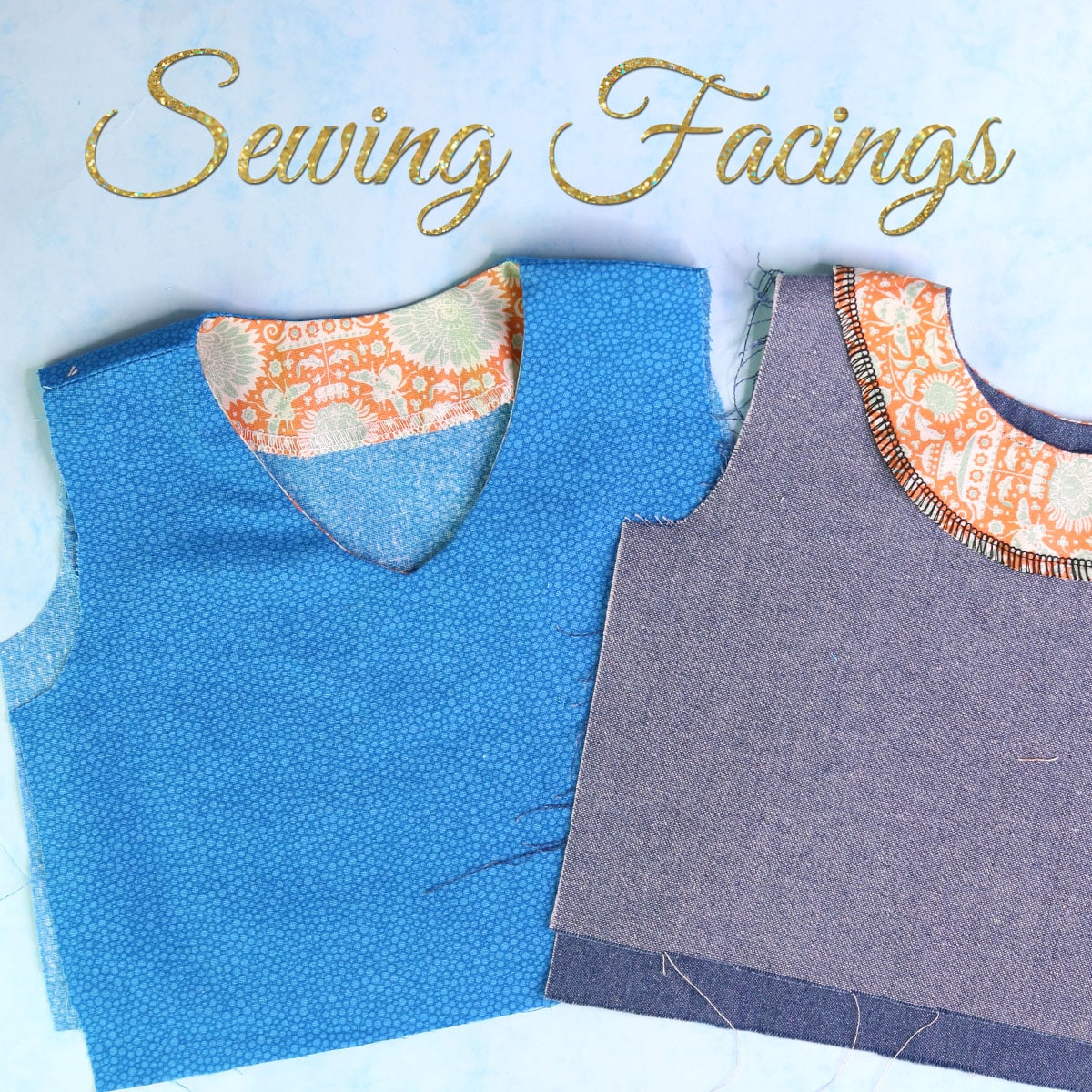 SEWING FACINGS Perfect Round & VNecks TREASURIE