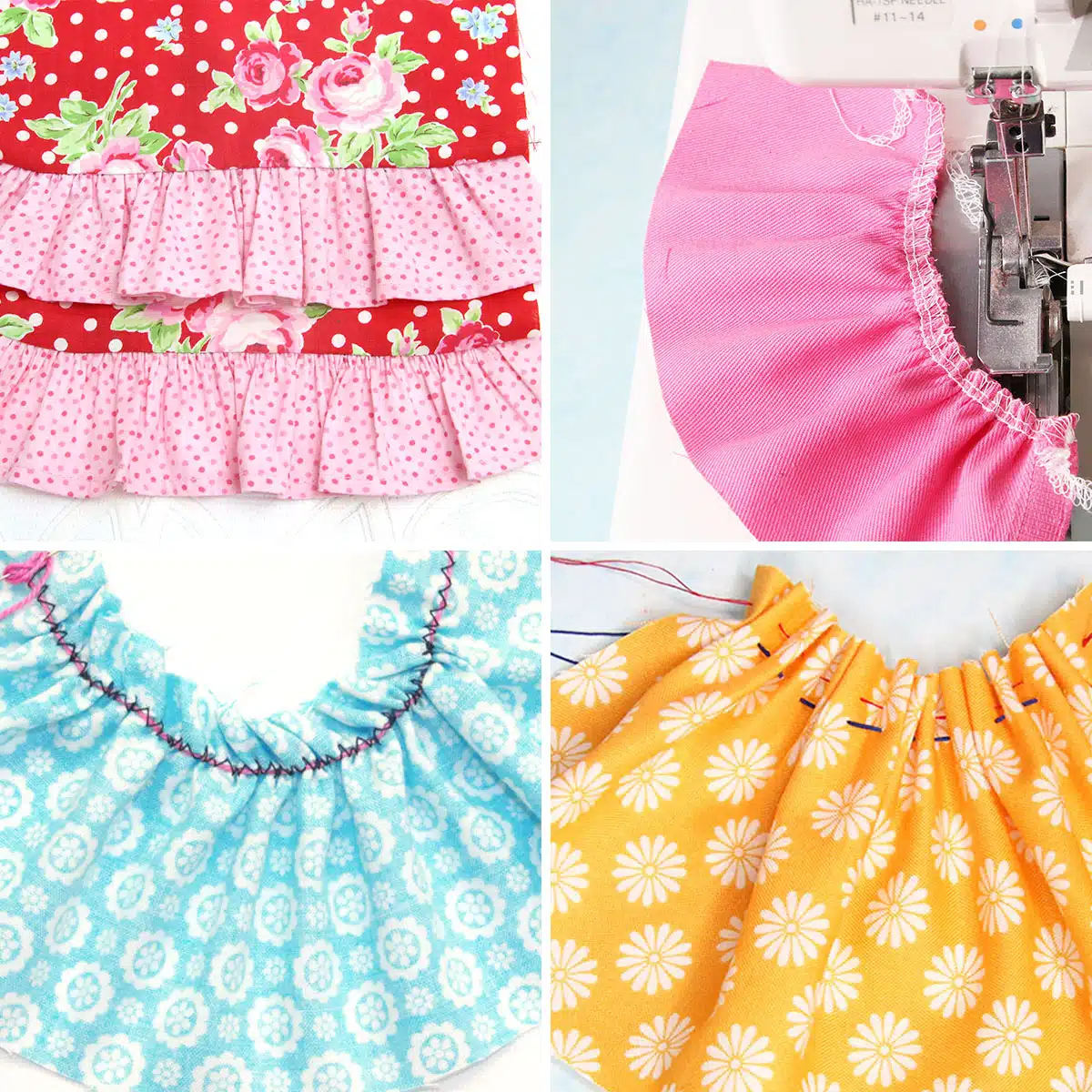 How to Gather Knit Fabric Gathering with Elastic TREASURIE