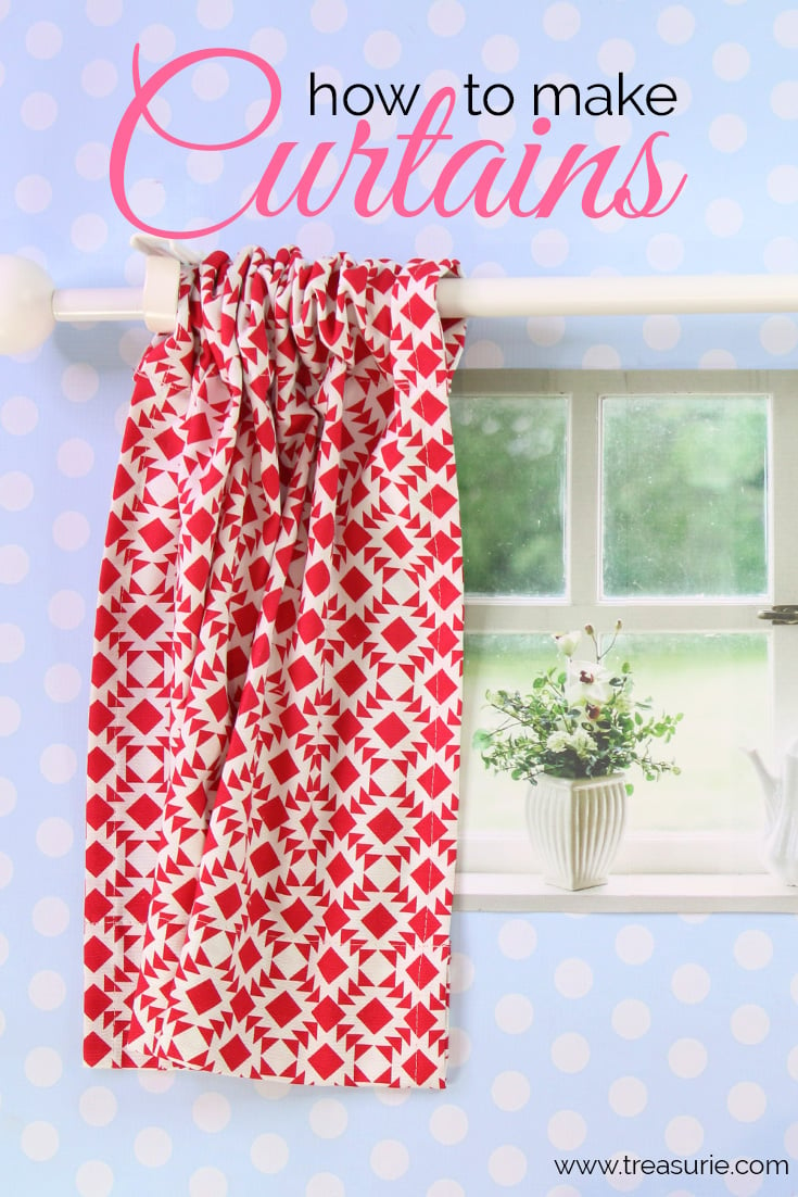 How To Make Curtains, Step By Step With Video | TREASURIE