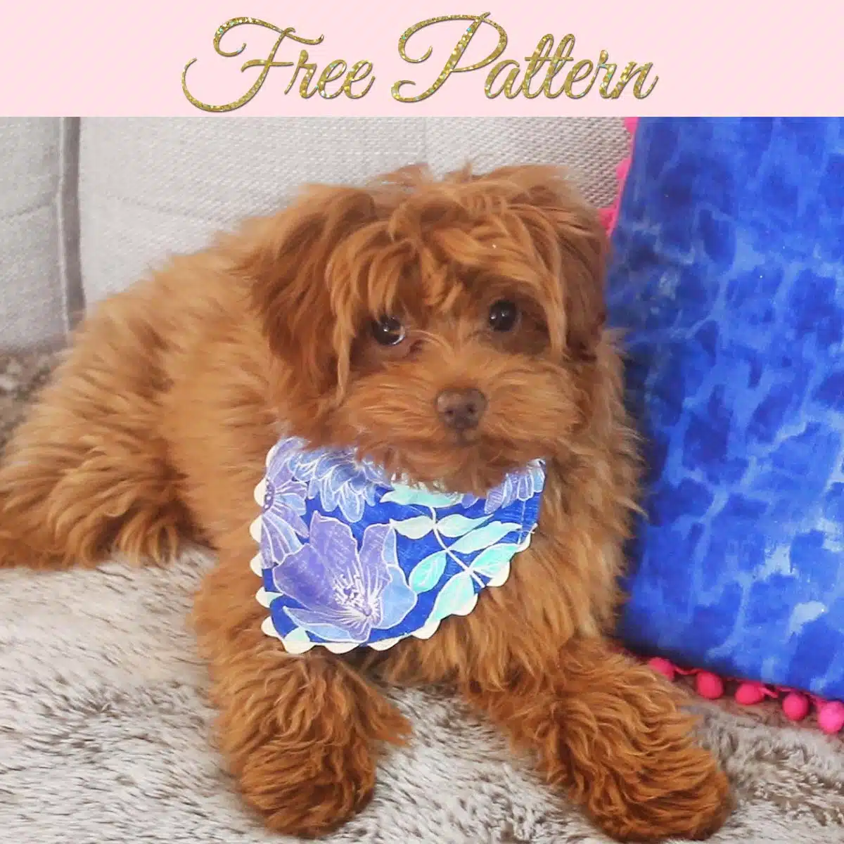 free dog bandana sewing pattern