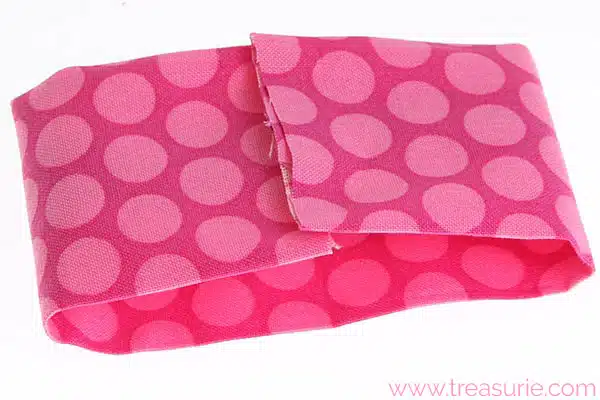 diy fabric bow step 3