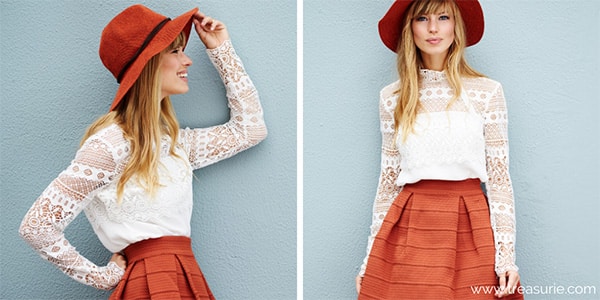 half skirt and top designs