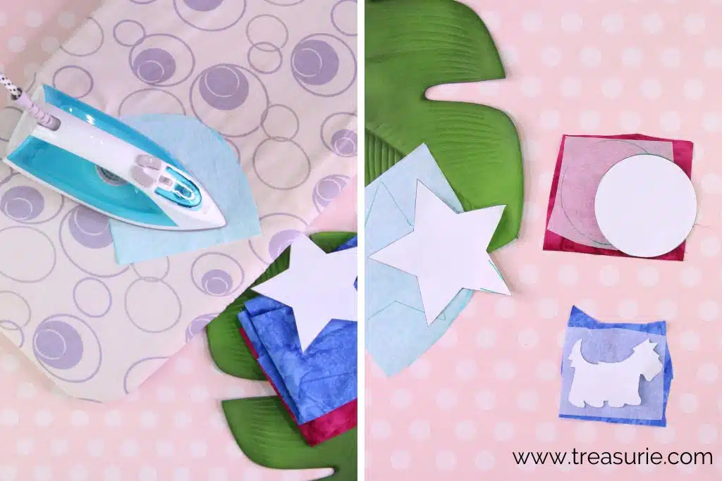 Fuse Interfacing and Draw on Paper