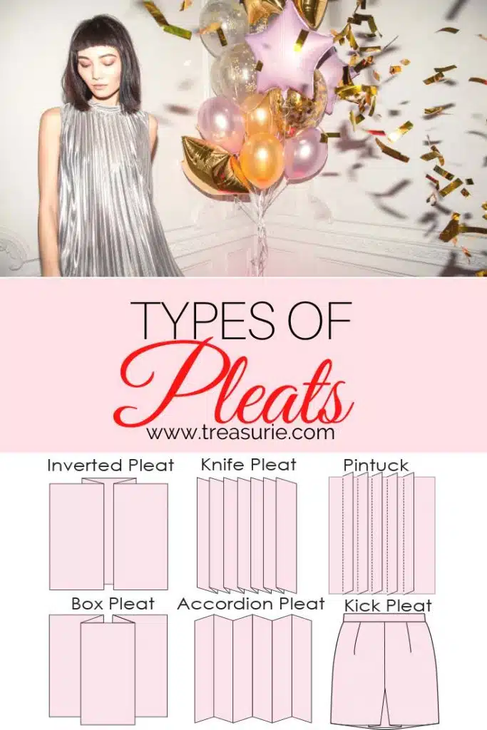 Types of Pleats - 6 Main Types with Pictures | TREASURIE