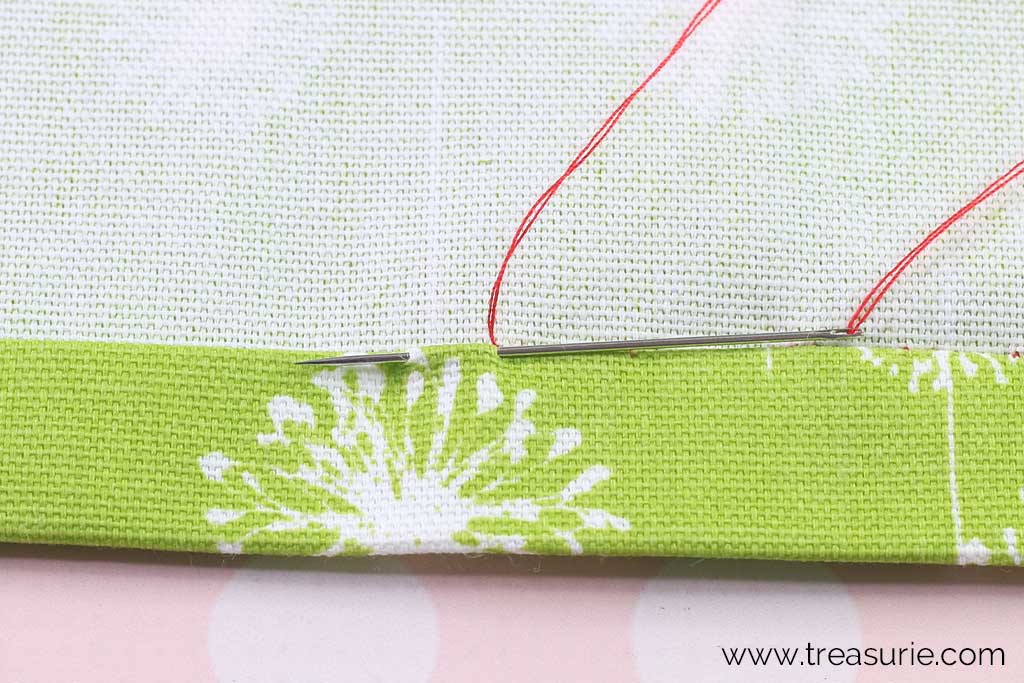 Slip Stitch for Seams and Invisible Hems TREASURIE