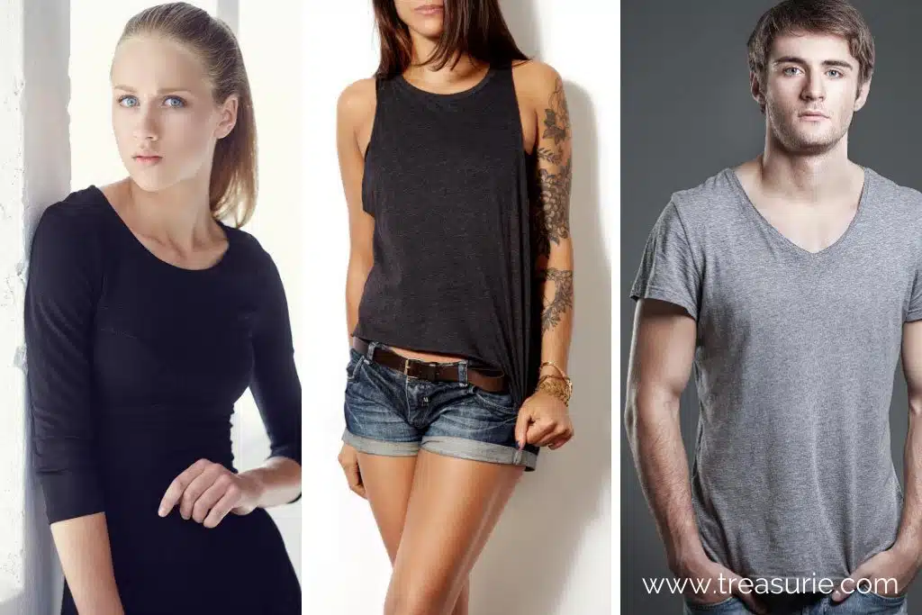 Types of T-shirts Sleeves - 3/4, Sleeveless and Short