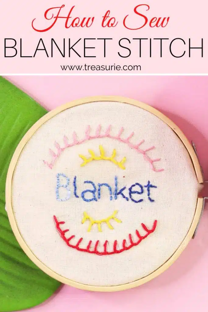 Blanket Stitch How To Do Blanket Stitch For Beginners Treasurie