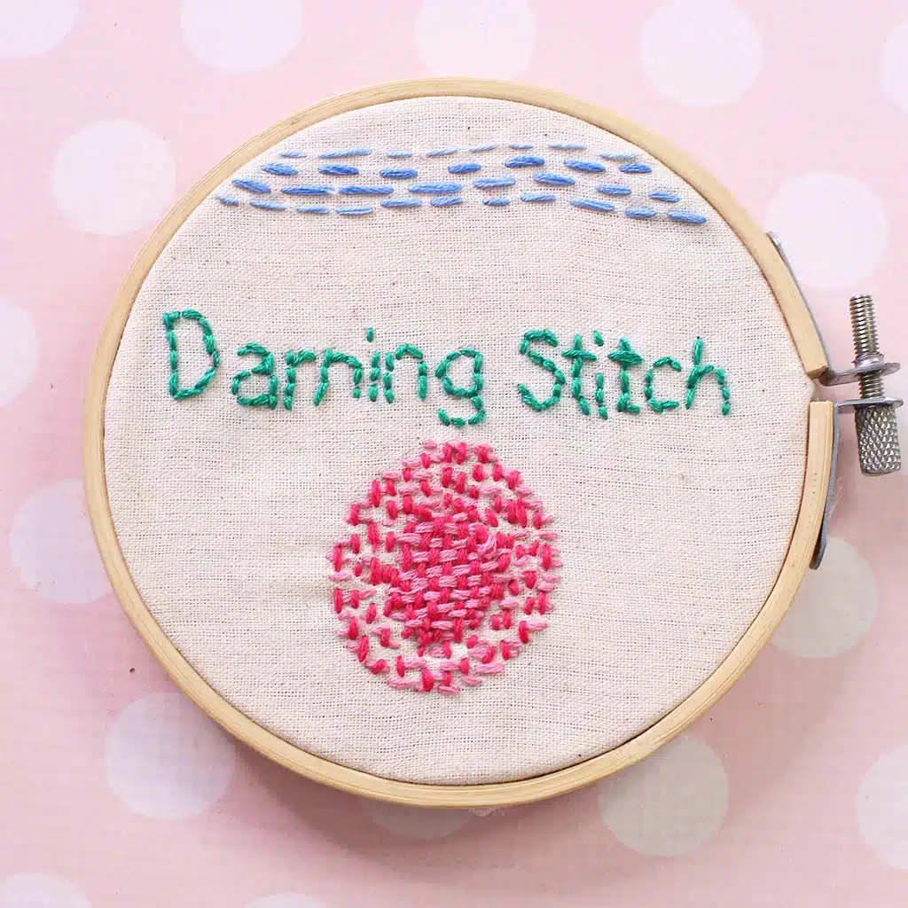 Darning Stitch Darn A Hole For Repairs And Embroidery Treasurie 7056