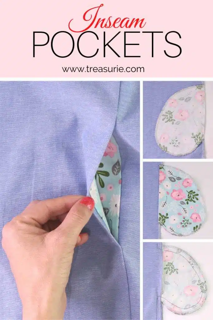 Inseam Pockets, How to Sew Side Pocket (Free Pattern) | TREASURIE inseam-pockets-how-to-sew-side-pocket-free-pattern-treasurie