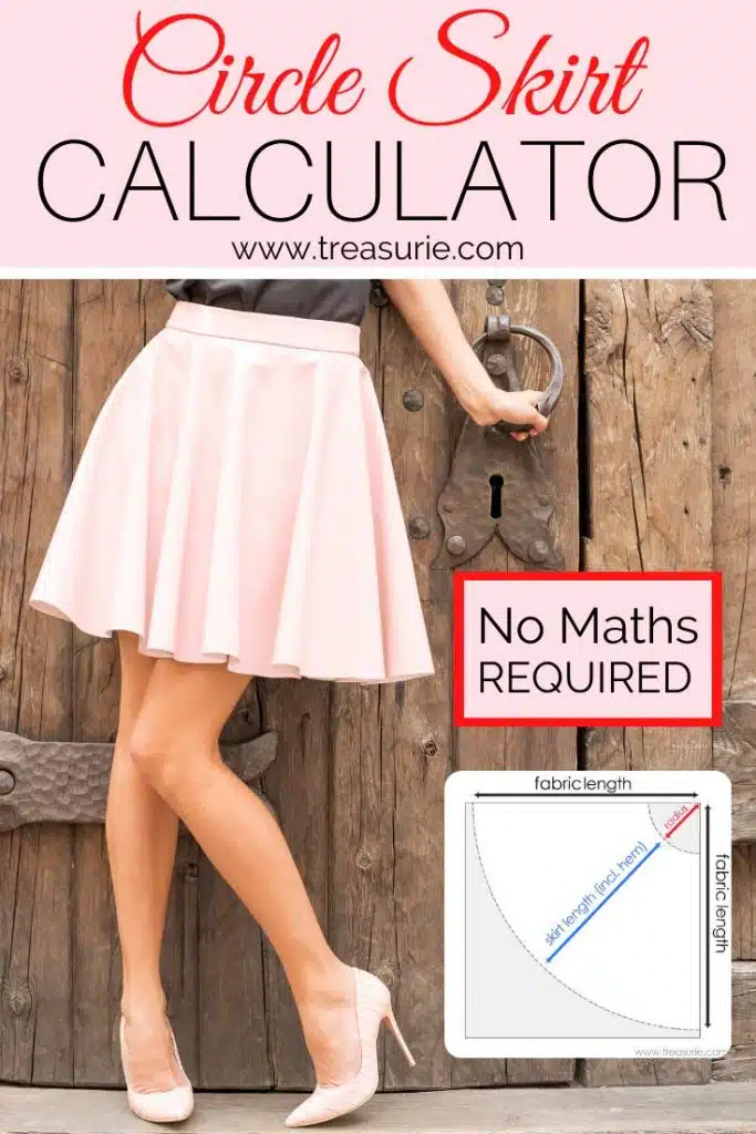 Circle Skirt Calculator Formula No Maths Required TREASURIE