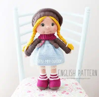 Crochet Doll Patterns Tiny Mini Design