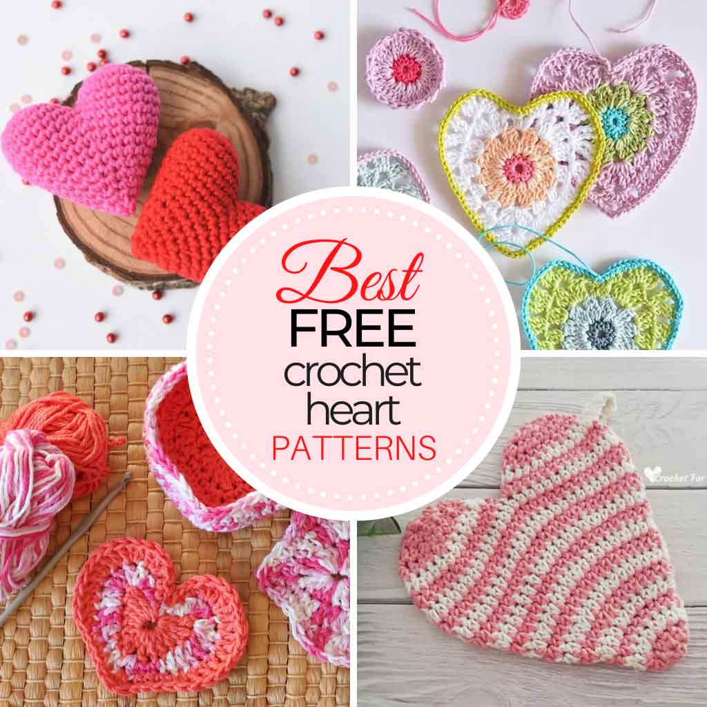 Easy Crochet Heart Patterns Printables Free