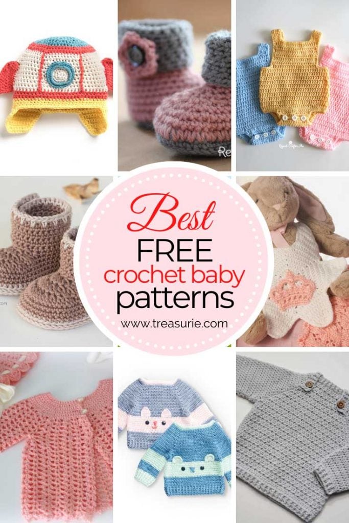 27 Free Crochet Baby Patterns Cute Baby Items to Crochet TREASURIE