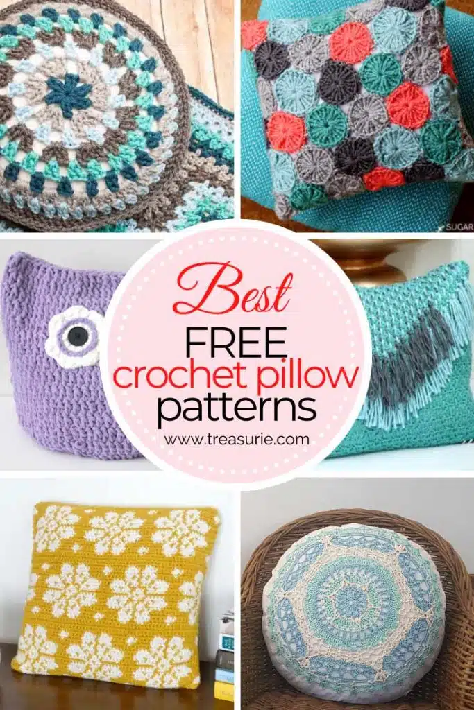 27 Free Crochet Pillow Patterns - Best of the Best | TREASURIE 27-free-crochet-pillow-patterns-best-of-the-best-treasurie