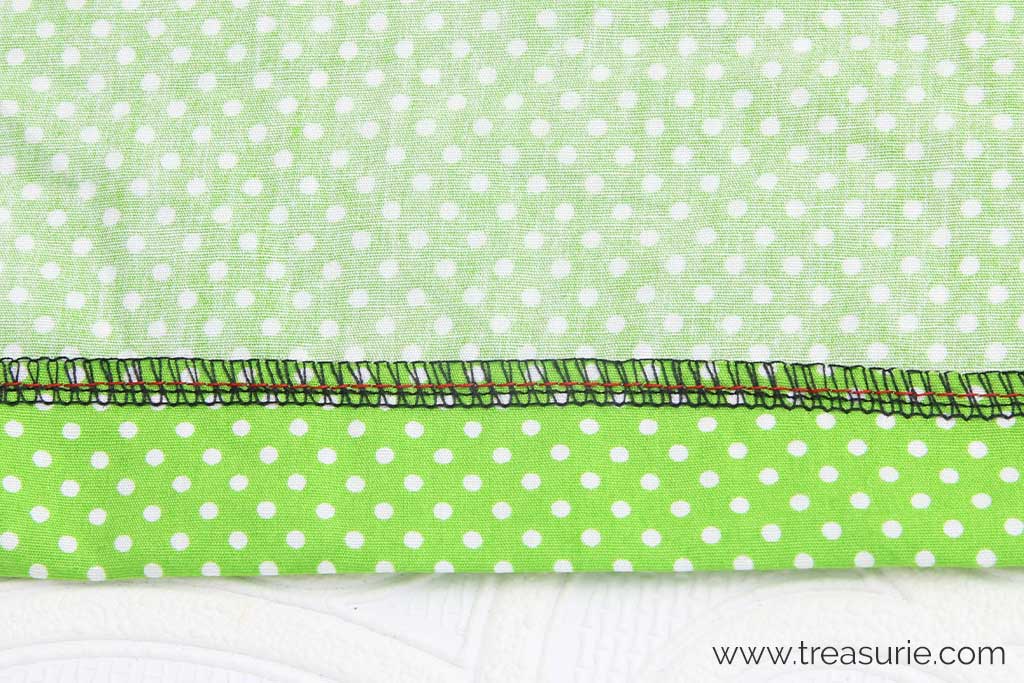 How to Sew a Hem - Overlocked