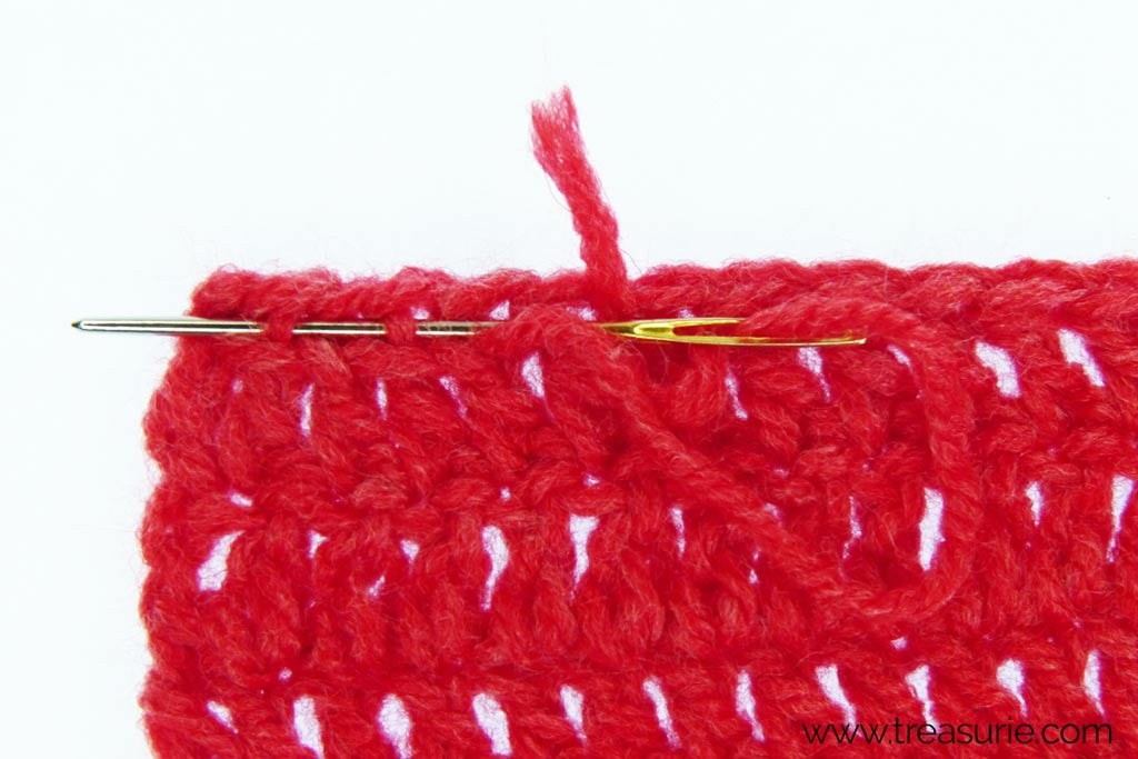  How to Finish Off Crochet - Hiding the Ends