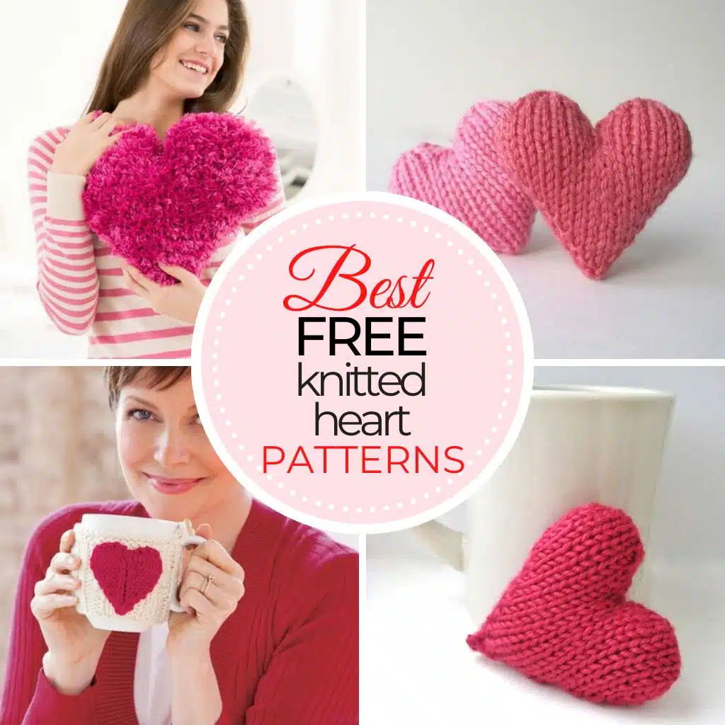 15 Knitted Heart Patterns All Free Treasurie 0867