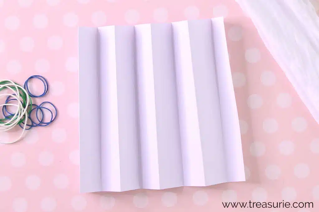 Piece of paper folded