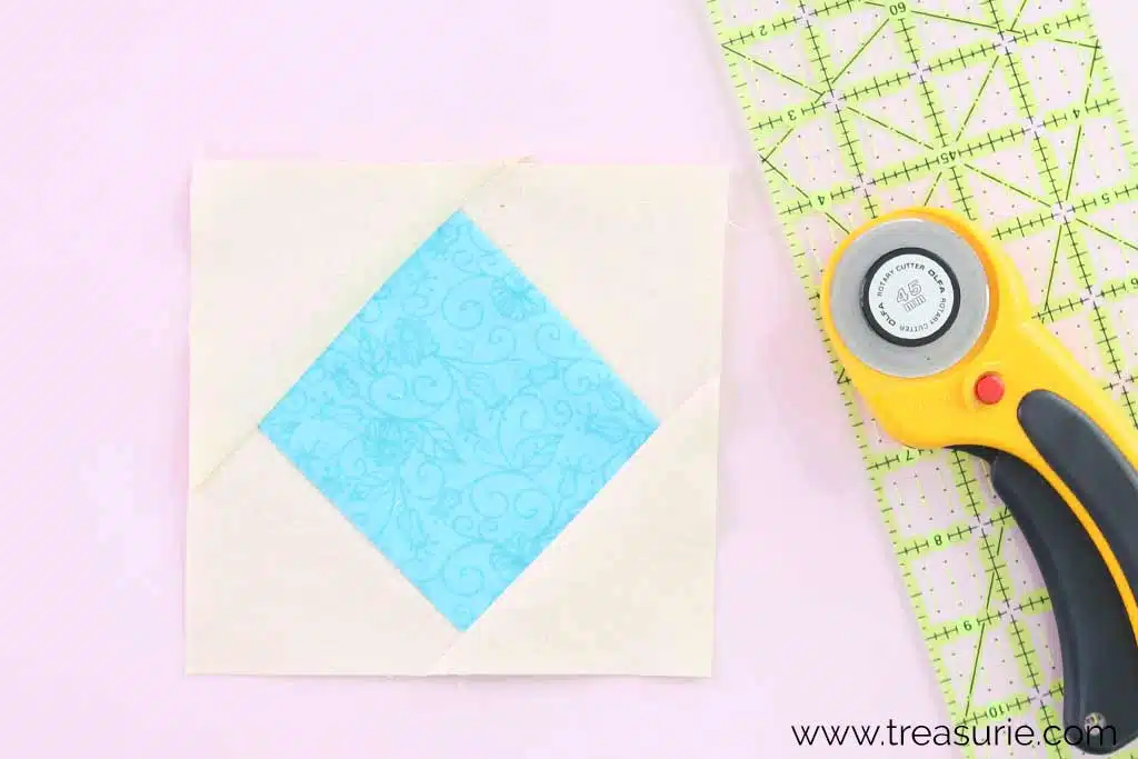 Square in a Square Quilt Blocks - Method 1