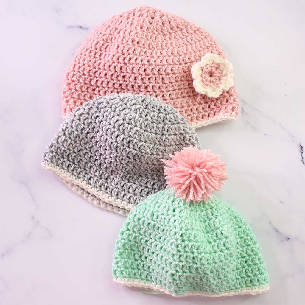 How to Crochet a Baby Hat