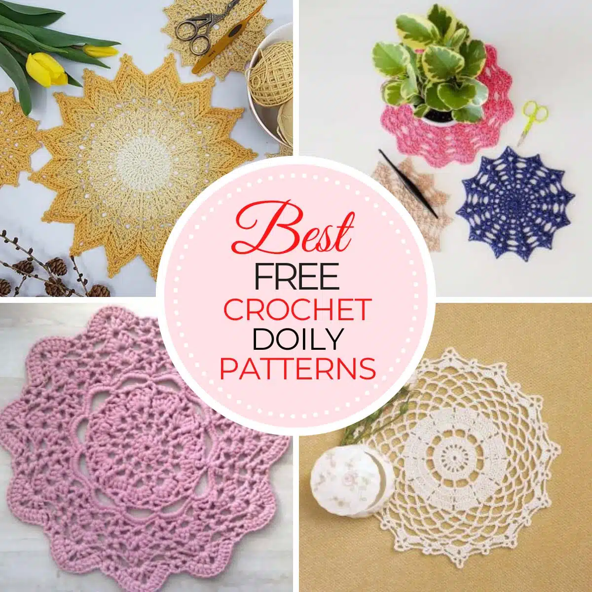 35 Free Crochet Doily Patterns (Best of the Best) | TREASURIE 35-free-crochet-doily-patterns-best-of-the-best-treasurie