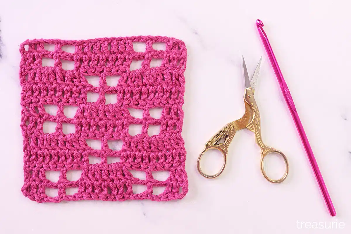 Filet crochet example