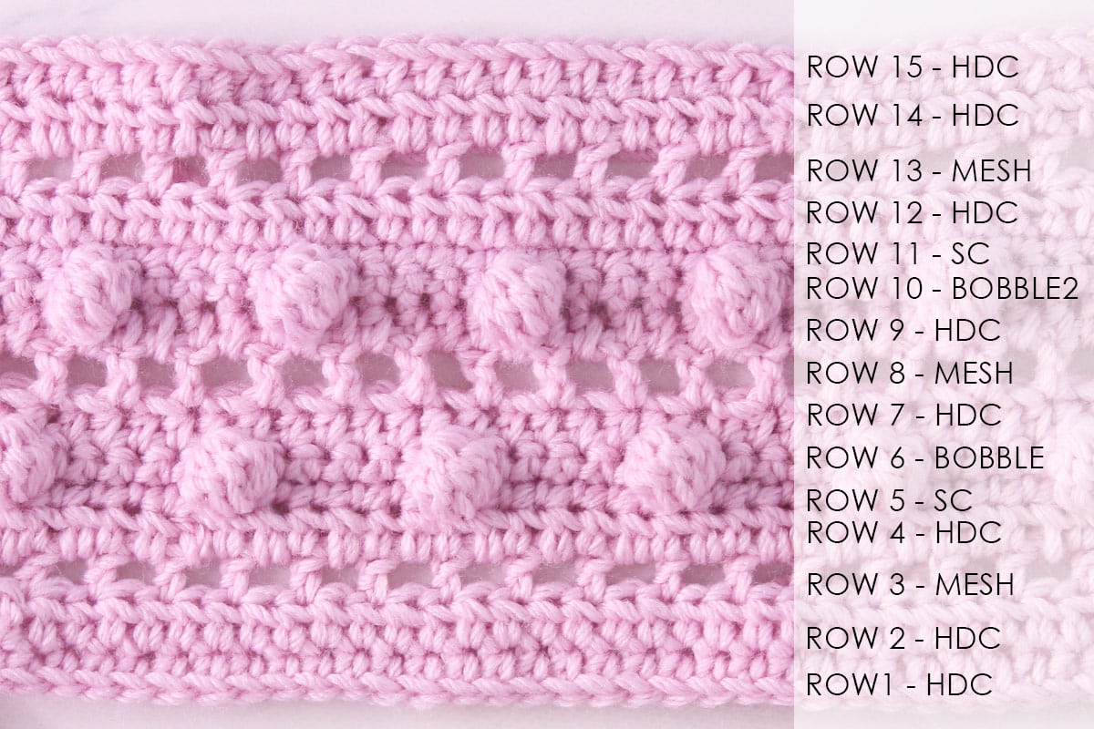 pretty scarf crochet pattern