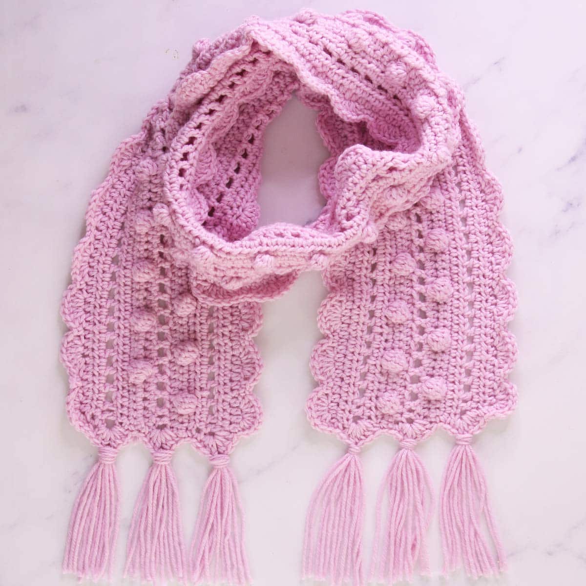 pretty scarf crochet pattern