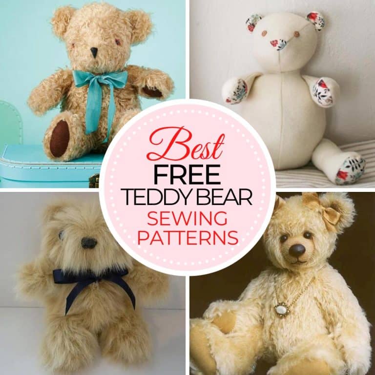 27 Free Teddy Bear Sewing Patterns to Make Today | TREASURIE